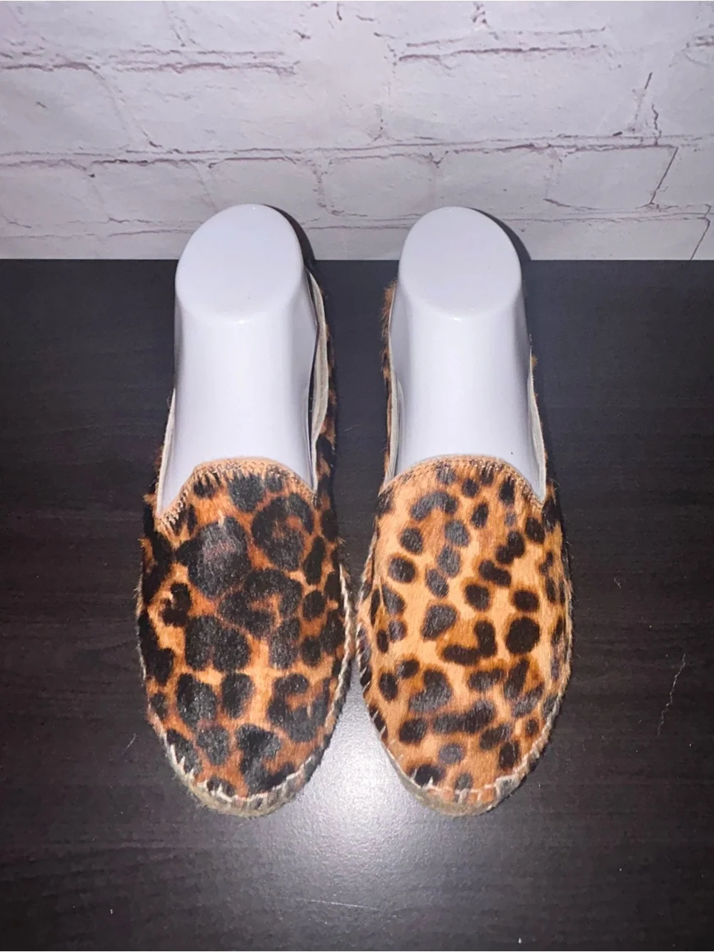 Manebi calf hair leopard‎ print espadrille women’s size 39/8.5